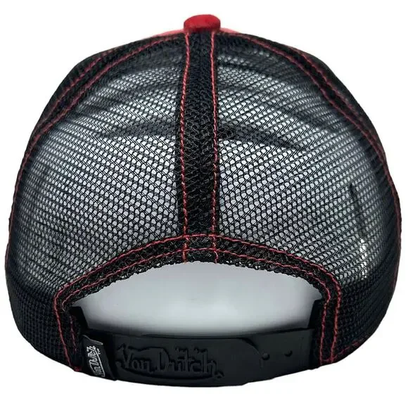 Von Dutch Trucker Hat Astro Dust Velvet Embroidered Logo Patch - Picture 3 of 7